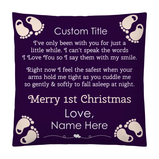Custom Titles Merry 1st Christmas 